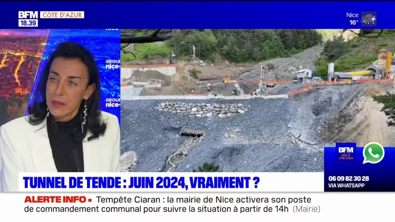 Tunnel De Tende :  June Opening Confirmed By Minister Tabarot