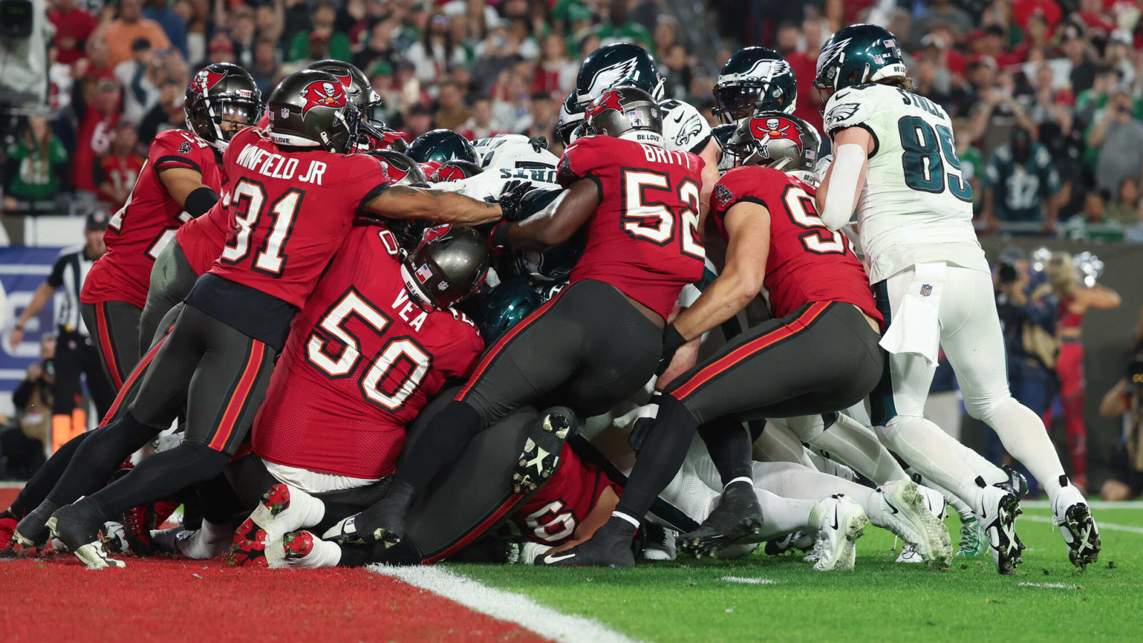 'Tush Push' Remains: NFL's Attempt To Ban Butt-First Slides Fails 'Tush Push' Remains: NFL's Attempt To Ban Butt-First Slides Fails