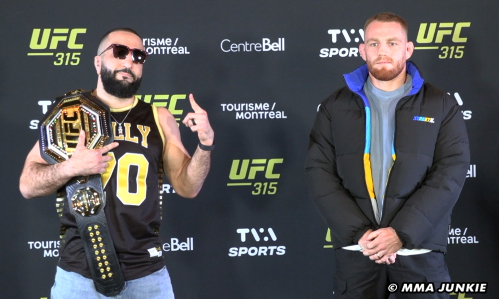 UFC 315 Faceoff: Belal Muhammad's Shove Of Jack Della Maddalena UFC 315 Faceoff: Belal Muhammad's Shove Of Jack Della Maddalena