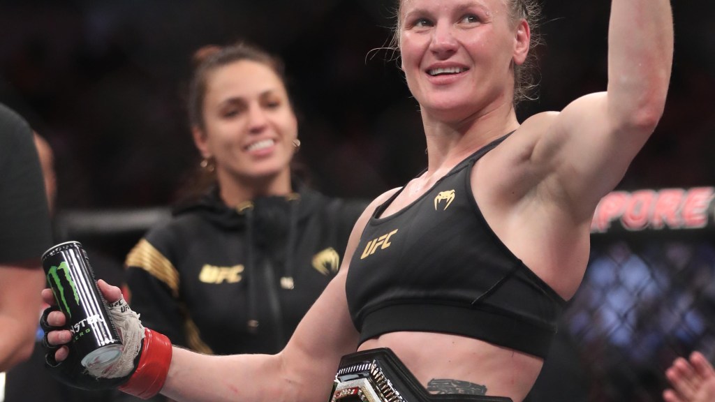 UFC Champion Valentina Shevchenko's Custom Dragon-Themed Gear Unveiled