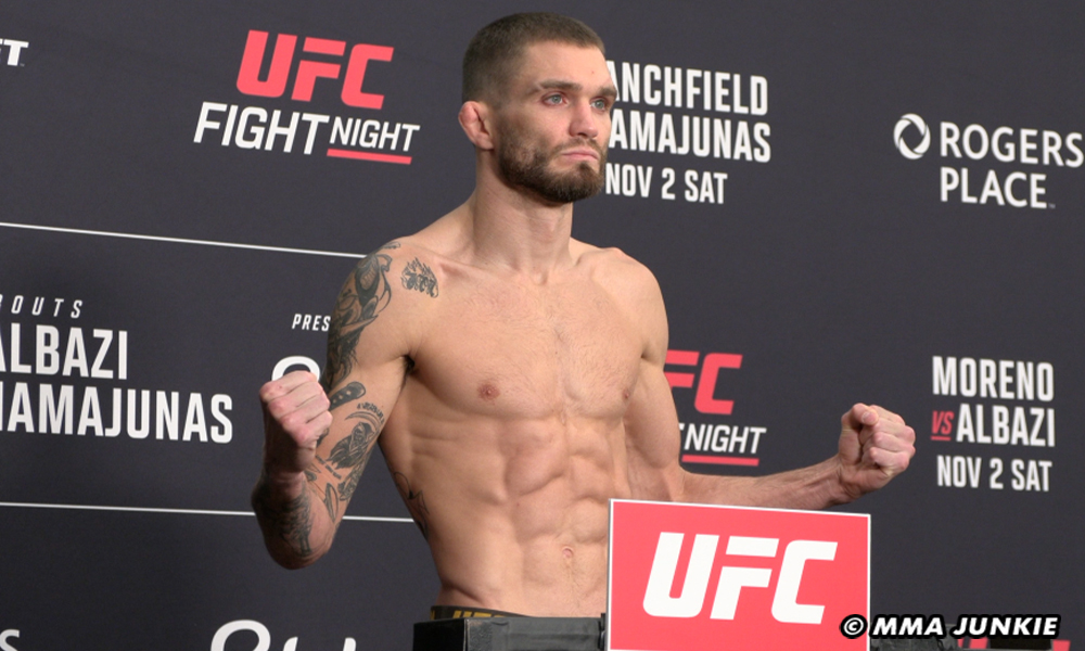 UFC Des Moines: Sidey Ajouté À La Carte, Robertson Combattra UFC Des Moines: Sidey Ajouté À La Carte, Robertson Combattra