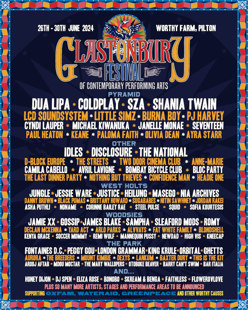 UK Glastonbury Festival: The 1975 And Olivia Rodrigo Announced As Headliners UK Glastonbury Festival: The 1975 And Olivia Rodrigo Announced As Headliners