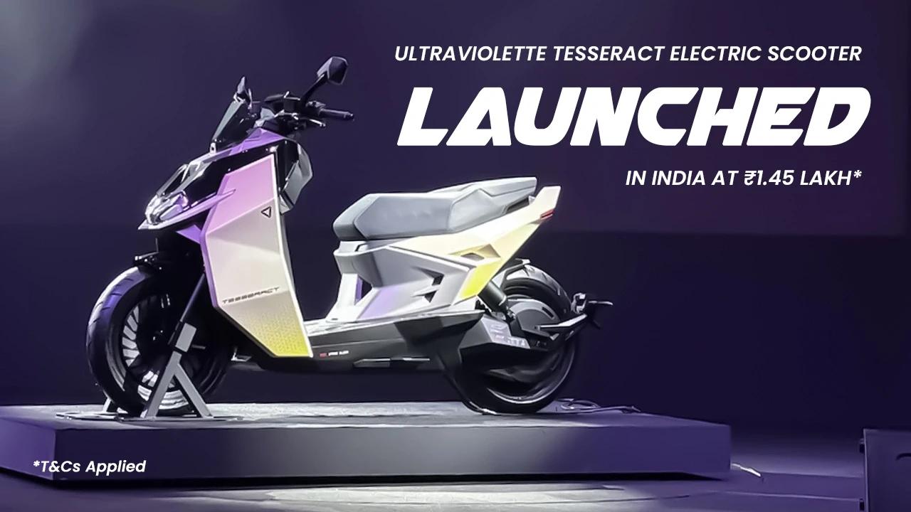 Ultraviolette Tesseract Electric Scooter Review: Price, Performance, And Range Ultraviolette Tesseract Electric Scooter Review: Price, Performance, And Range