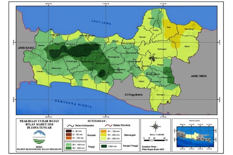 Update Prakiraan Cuaca: Hujan Di Jawa Tengah 23 April 2024 Update Prakiraan Cuaca: Hujan Di Jawa Tengah 23 April 2024