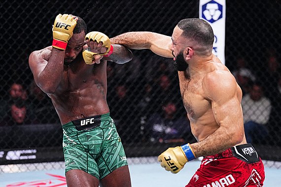 Watch: Heated Exchange Between Belal Muhammad And Jack Della Maddalena At UFC 315 Watch: Heated Exchange Between Belal Muhammad And Jack Della Maddalena At UFC 315