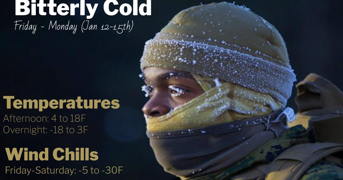 Winter Storm Warning: Four Inches Of Snow And Bitterly Cold Temperatures Expected Tuesday Winter Storm Warning: Four Inches Of Snow And Bitterly Cold Temperatures Expected Tuesday