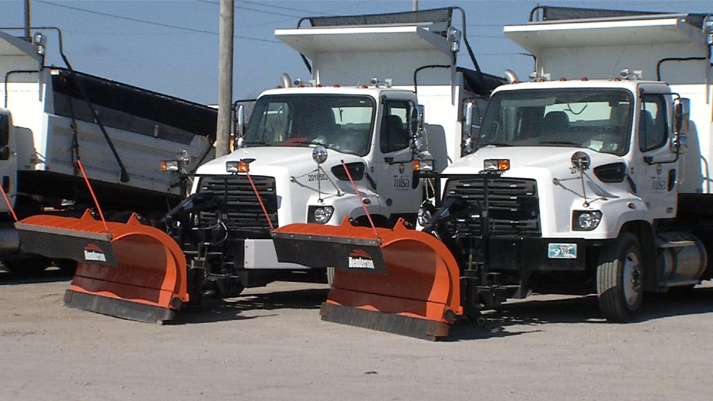 Winter Weather Warning: Tulsa Streets Receiving Pre-Treatment Winter Weather Warning: Tulsa Streets Receiving Pre-Treatment