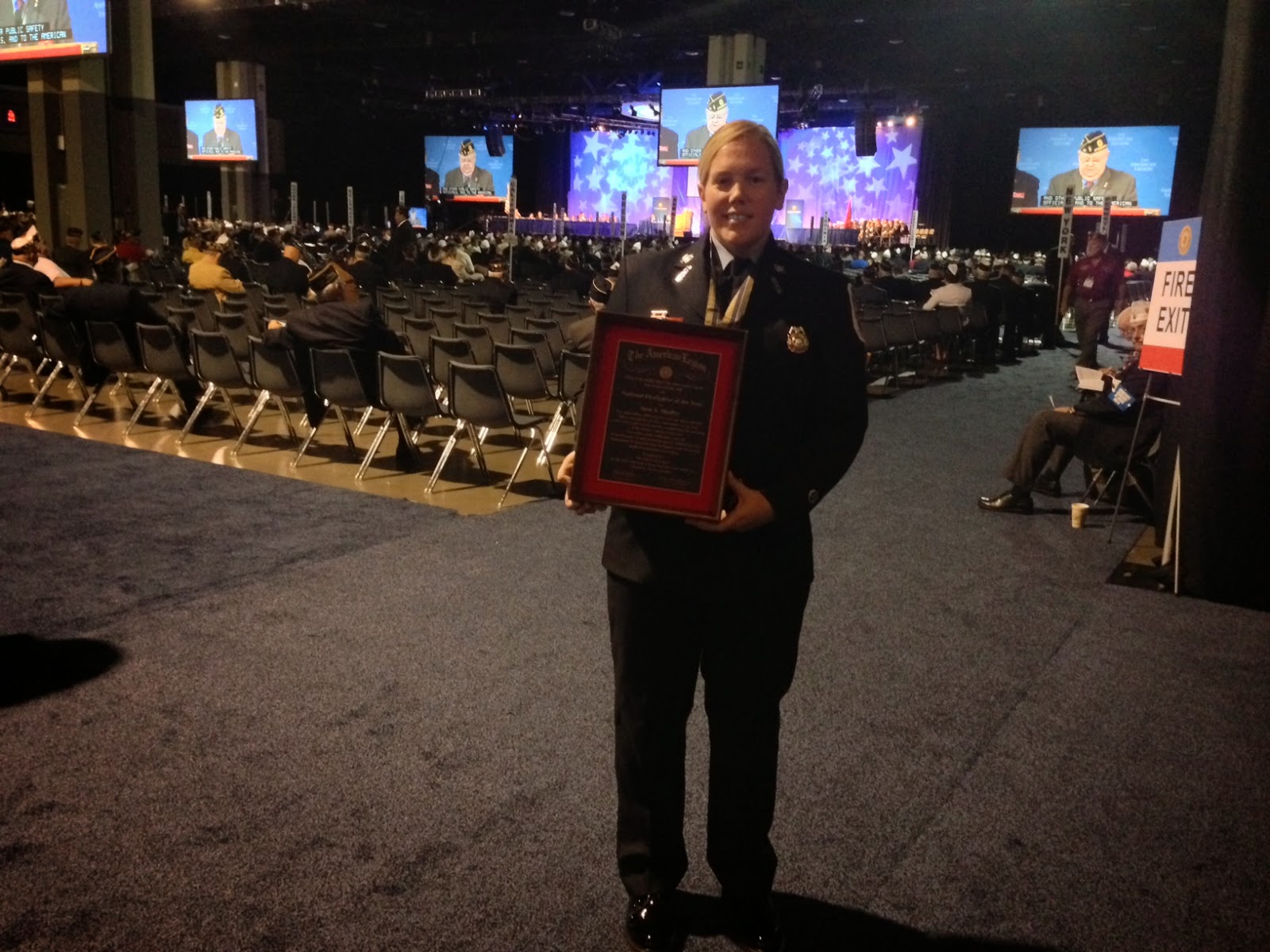 Wolf River Firefighter Receives National Honor Wolf River Firefighter Receives National Honor
