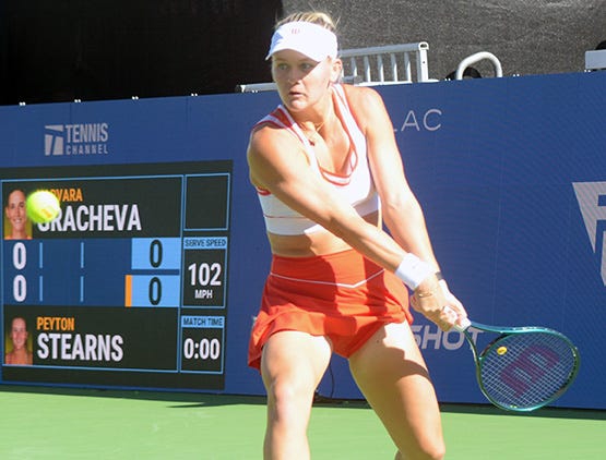 WTA Roundup: No. 3 Seed Stearns Eliminated In Austin WTA Roundup: No. 3 Seed Stearns Eliminated In Austin